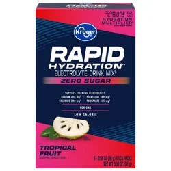 Kroger Sugar Free Electrolyte Drink Mix Tropical Punch - 3.38 oz