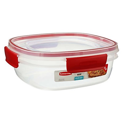 slide 1 of 1, Rubbermaid Easy Find Lid Square Container, 9 cup
