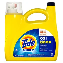 Tide Simply Hec Oxi Liquid Laundry Detergent 105 Ounces