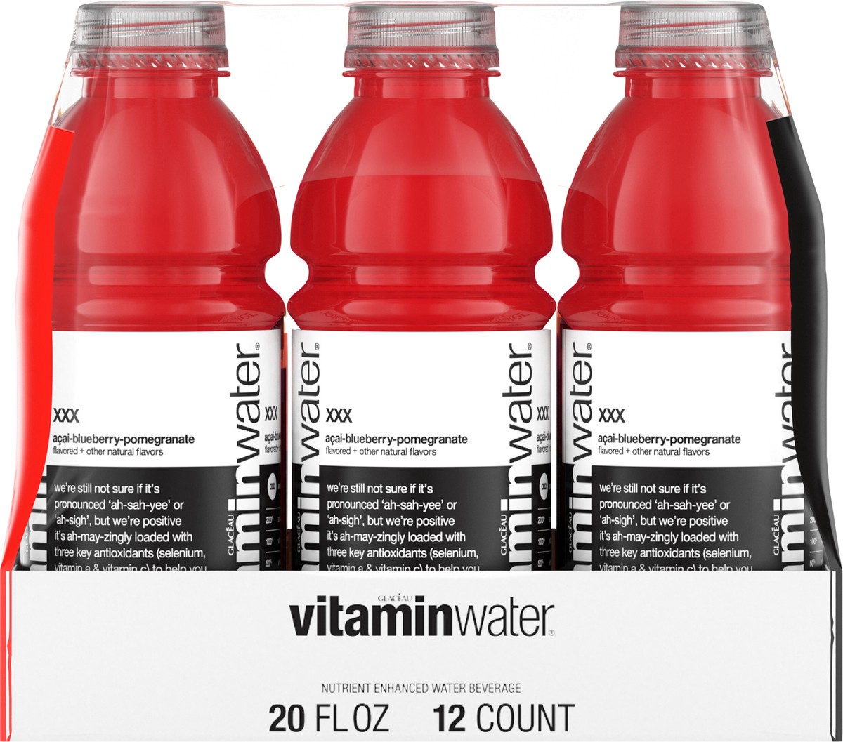 slide 2 of 9, vitaminwater variety pack nutrient enhanced water w/ vitamins, 20 fl oz, 12 Pack,, 