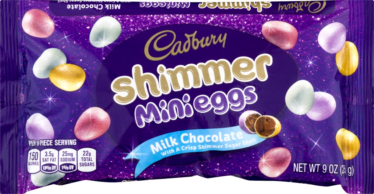 slide 9 of 10, Cadbury Easter Shimmer Mini Eggs, 9 oz