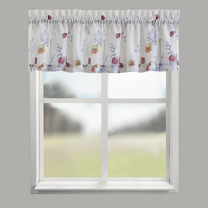 slide 1 of 1, Simple Croscill Pressed Flowers Window Valance, 1 ct