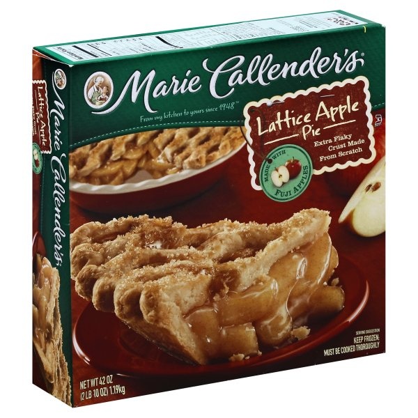 slide 1 of 1, Marie Callender's Lattice Apple Pie, 46 oz