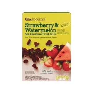 slide 1 of 1, CVS Gold Emblem Abound Strawberry And Watermelon Sea Creature Fruit Bite, 3.6 oz