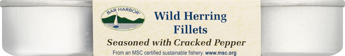 slide 9 of 9, Bar Harbor Wild Herring Fillets Seasoned With Cracked Pepper, 6.7 oz