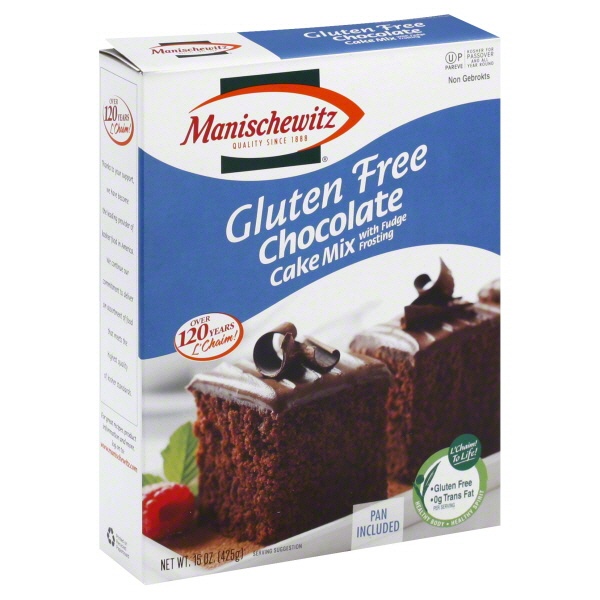 slide 1 of 1, Manischewitz Gluten Free Chocolate Cake Mix, 15 oz