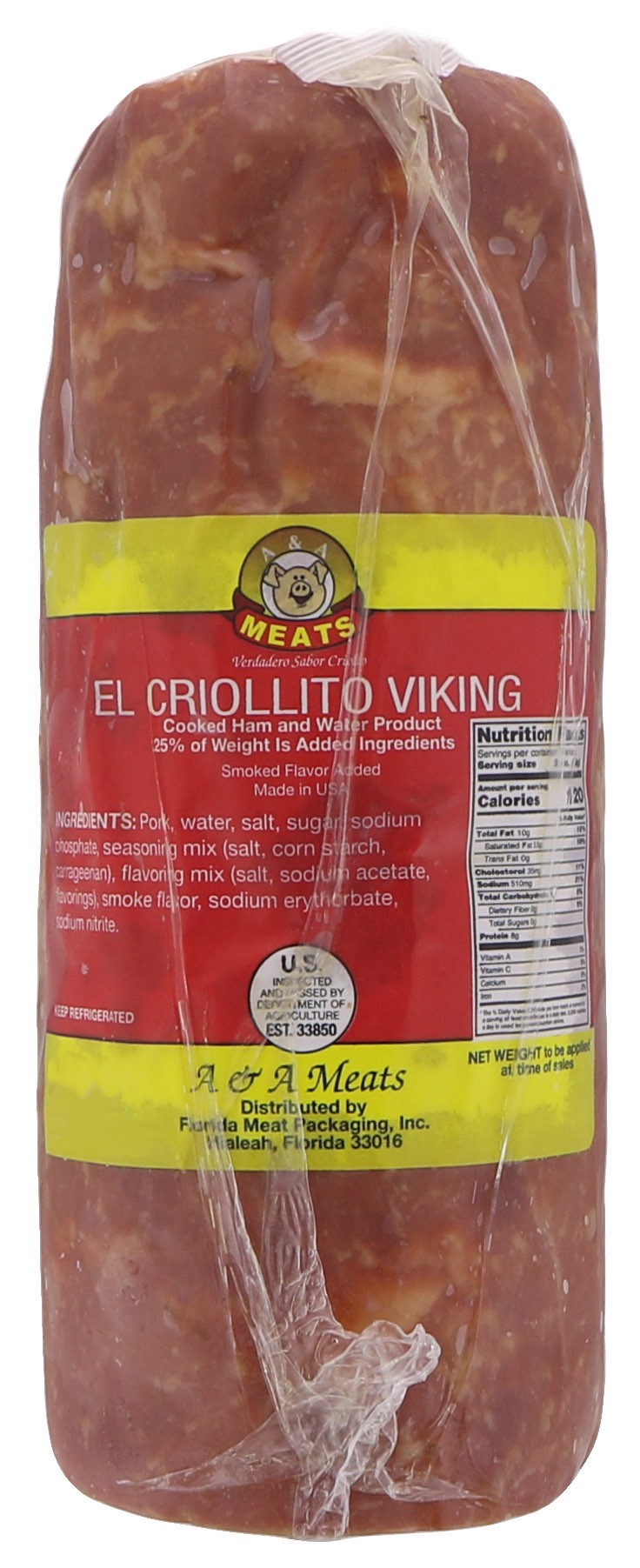 slide 1 of 1, A & A Criollito Viking Mitad, per lb