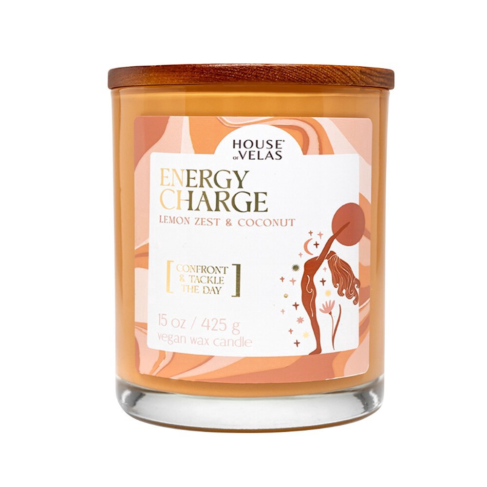 slide 3 of 3, House Of Velas Jar Candle Energy Charge, 15 oz