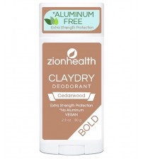 slide 1 of 1, Zion Health Cedarwood Clay Dry Deodorant, 2.8 oz