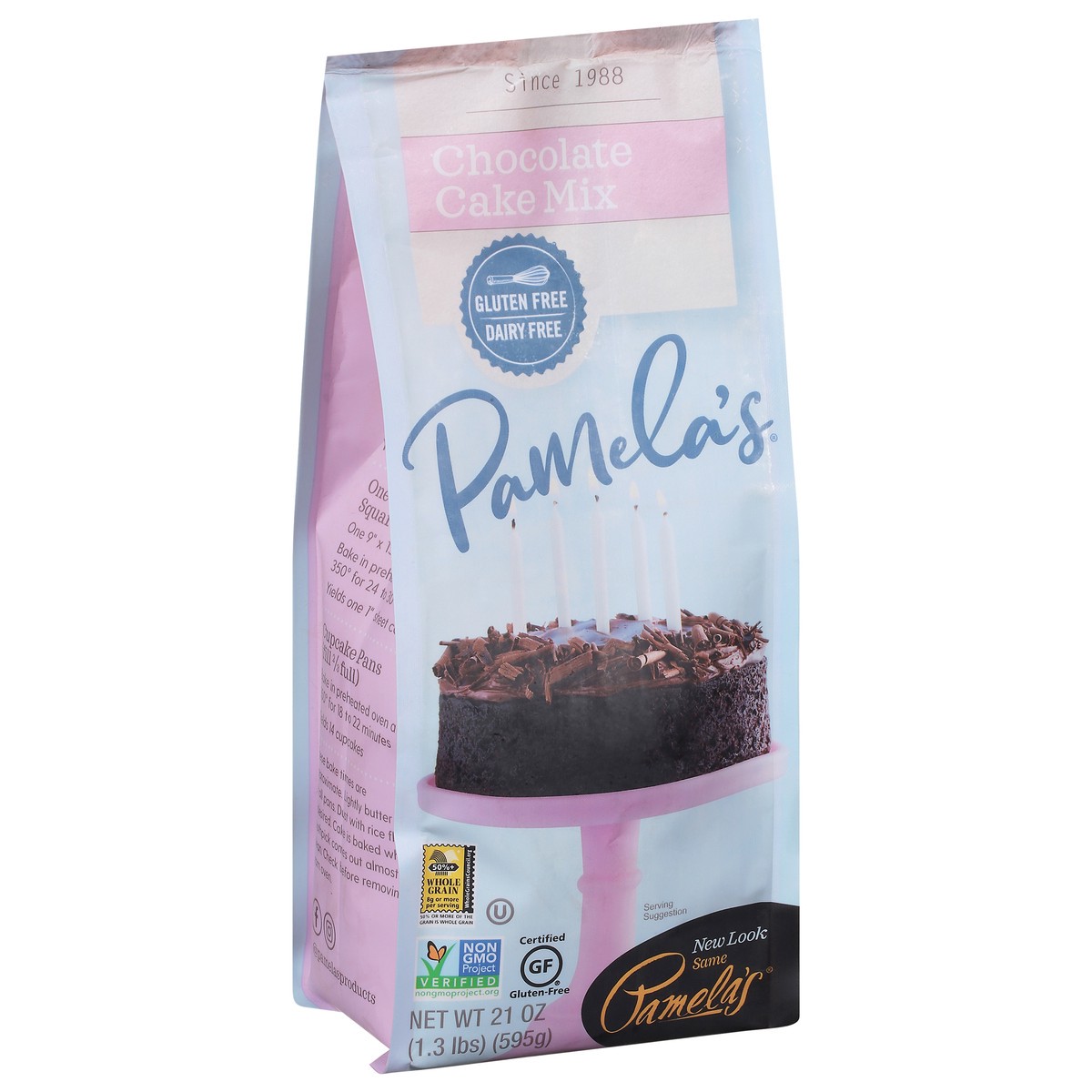 slide 2 of 9, Pamela's Chocolate Cake Mix 21 oz, 21 oz