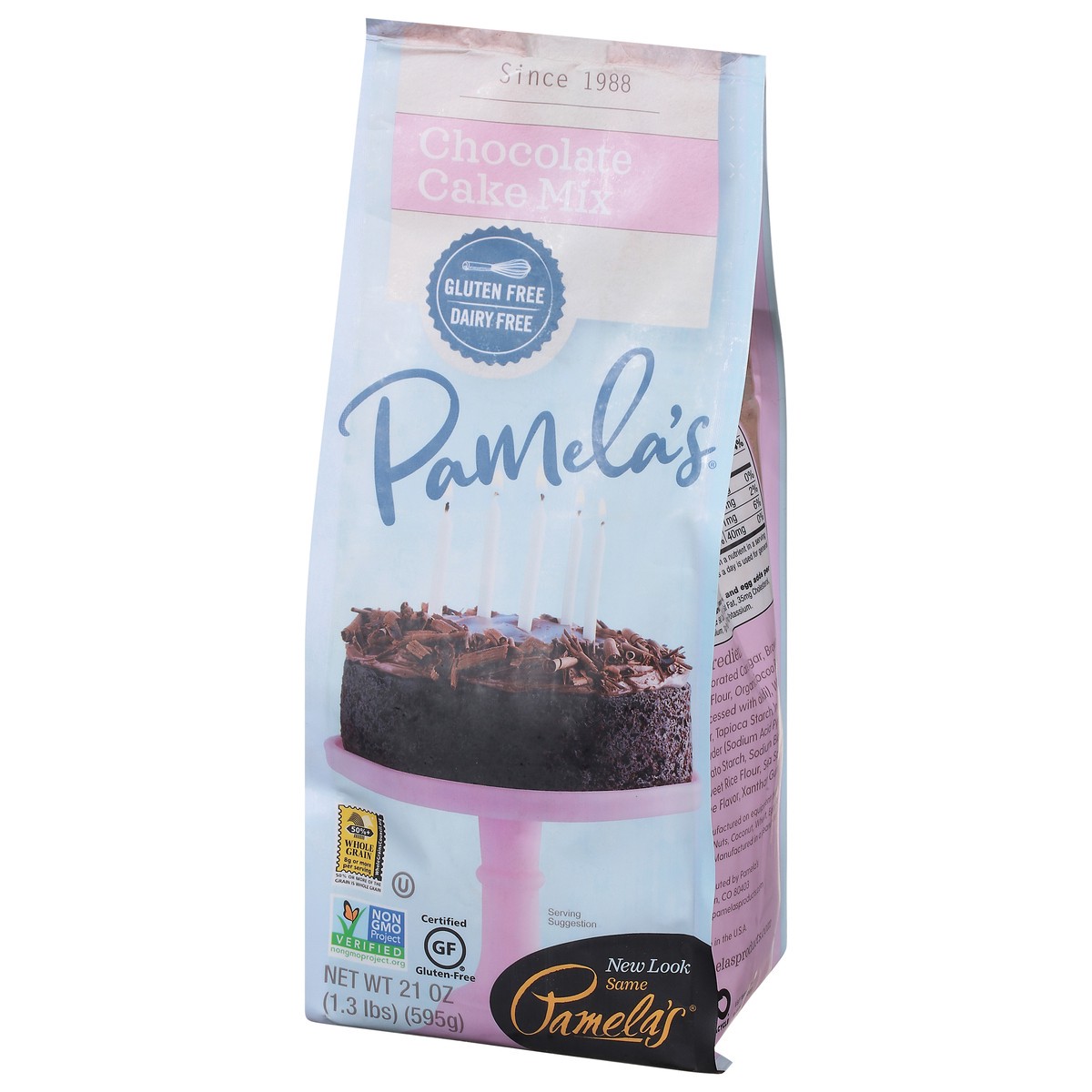 slide 3 of 9, Pamela's Chocolate Cake Mix 21 oz, 21 oz
