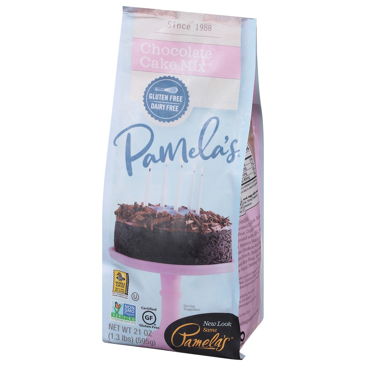 slide 5 of 9, Pamela's Chocolate Cake Mix 21 oz, 21 oz