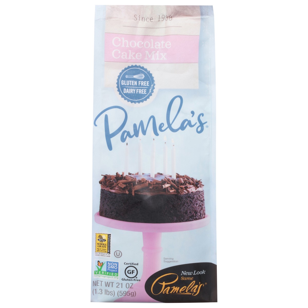 slide 1 of 5, Pamela's Chocolate Cake Mix, 21 oz