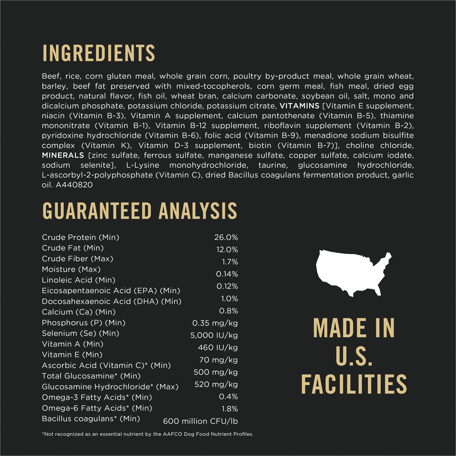 slide 3 of 7, Purina Pro Plan Large Breed Dry High Protein Dog Food With Probiotics for Dogs, Beef and Rice Formula, 34 lb