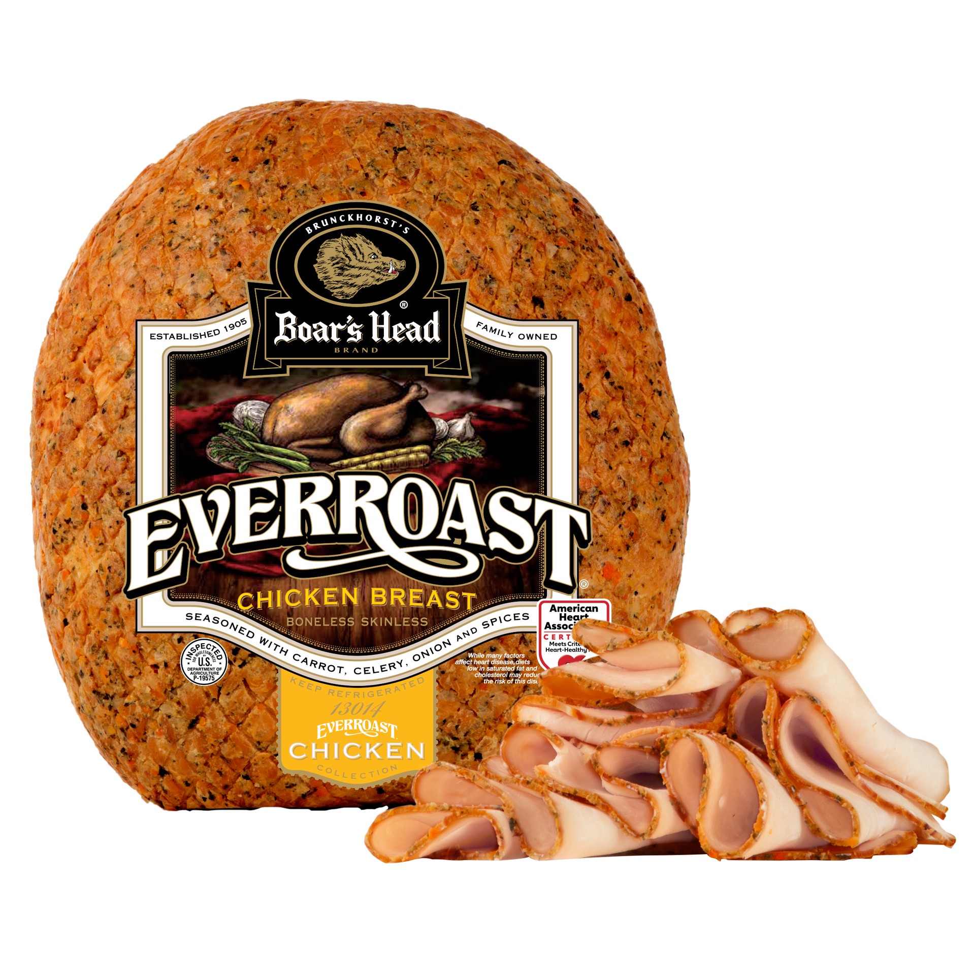 slide 1 of 6, Boar's Head Everroast Oven Roasted Chicken Breast, per lb