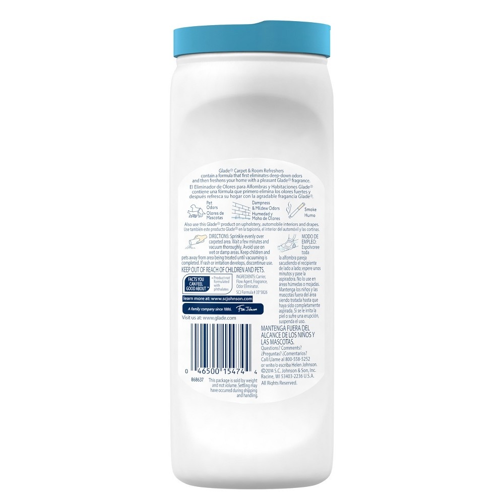 slide 3 of 4, Glade Carpet & Room Refresher, Clean Linen, 32 oz