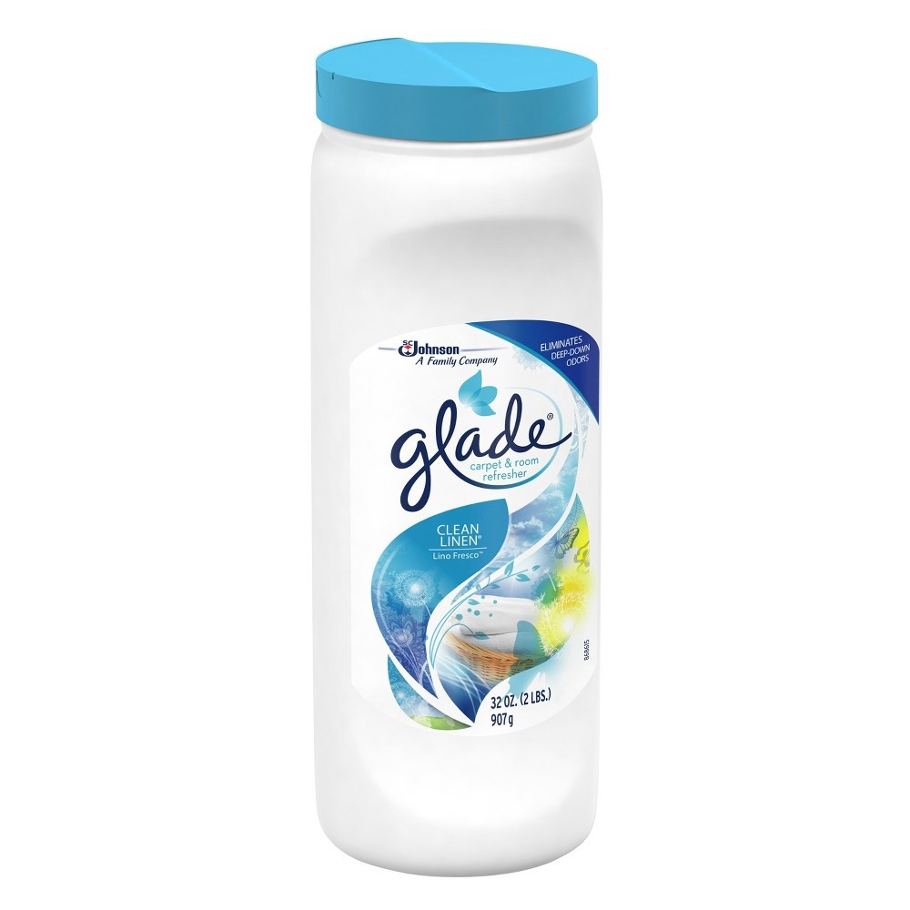 slide 4 of 4, Glade Carpet & Room Refresher, Clean Linen, 32 oz