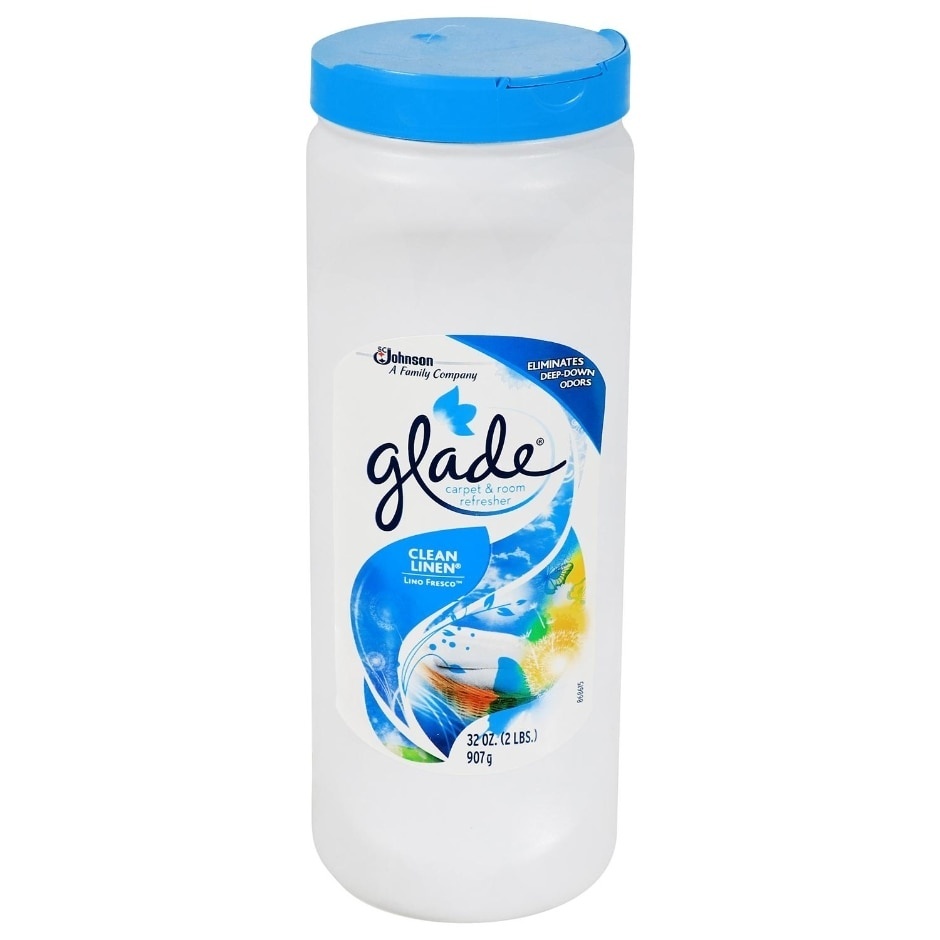 slide 1 of 4, Glade Carpet & Room Refresher, Clean Linen, 32 oz