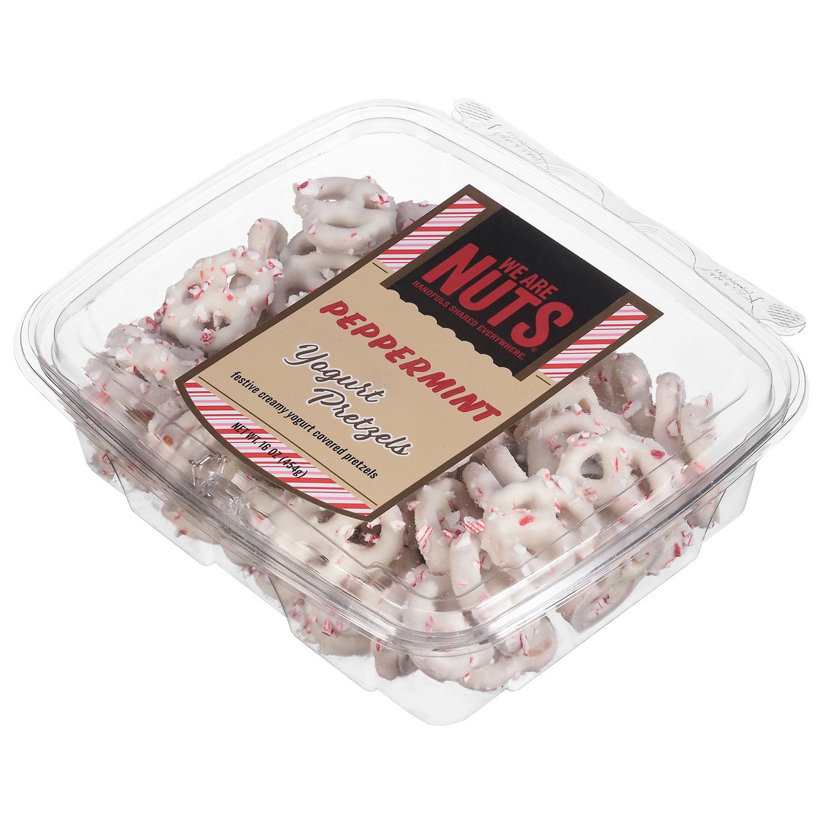 slide 2 of 4, We Are Nuts Peppermint Yogurt Pretzels 16 oz, 16 oz