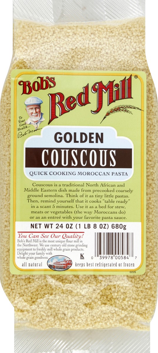 slide 2 of 5, Bob's Red Mill Golden Couscous, 24 oz