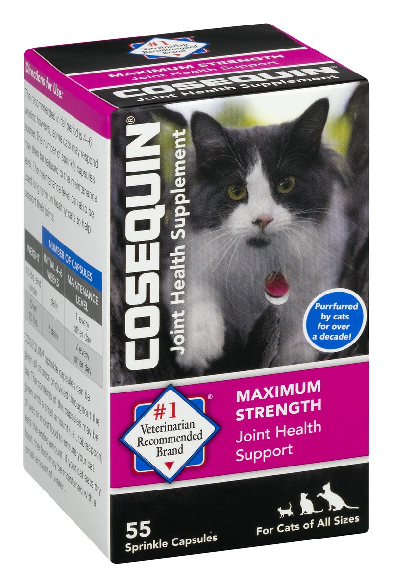 slide 4 of 9, Cosequin Joint Health Supplement for Cats, 55 ct