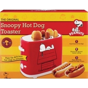 slide 1 of 1, Peanuts Snoopy Hot Dog Toaster, 1 ct