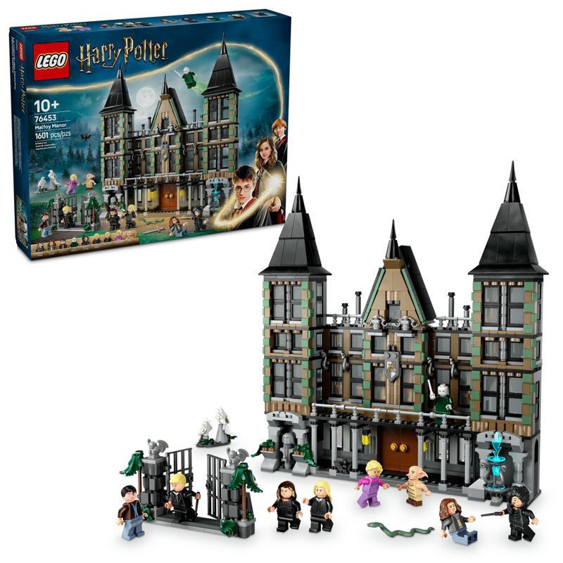 slide 1 of 7, LEGO Harry Potter Malfoy Manor Toy Building Set With 9 Minifigures 76453, 1 ct