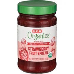 H-E-B Organics Strawberry Fruit Spread