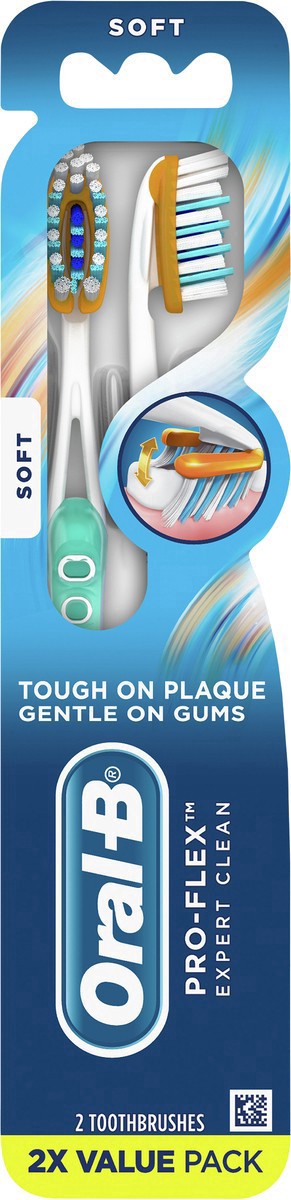 slide 3 of 9, Oral-B Proflex Toothbrush, 2 ct