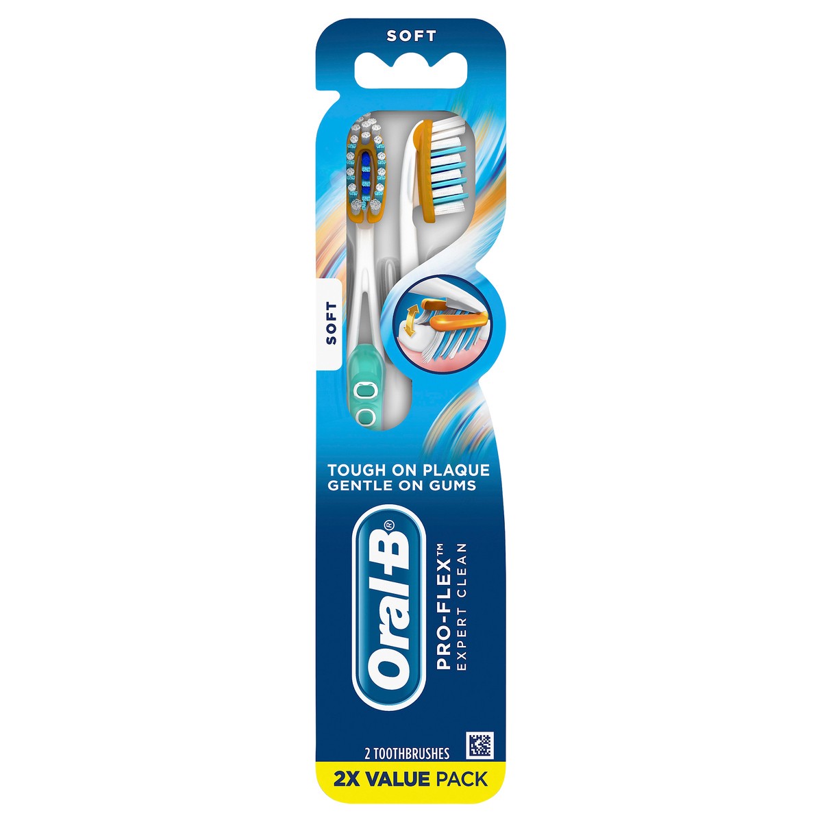 slide 1 of 9, Oral-B Proflex Toothbrush, 2 ct