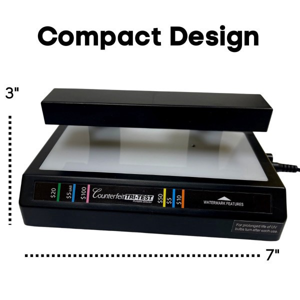 slide 2 of 10, Dri-Mark Tri-Test Ultraviolet Counterfeit Detector, 1 ct