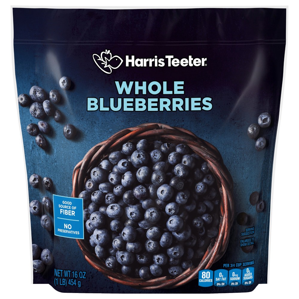 slide 1 of 6, Harris Teeter Blueberries, 16 oz
