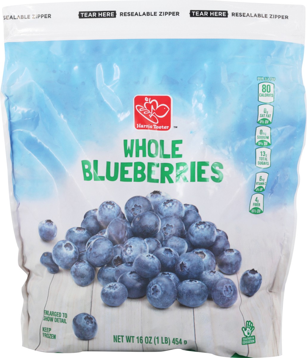 slide 1 of 12, Harris Teeter Blueberries, 16 oz