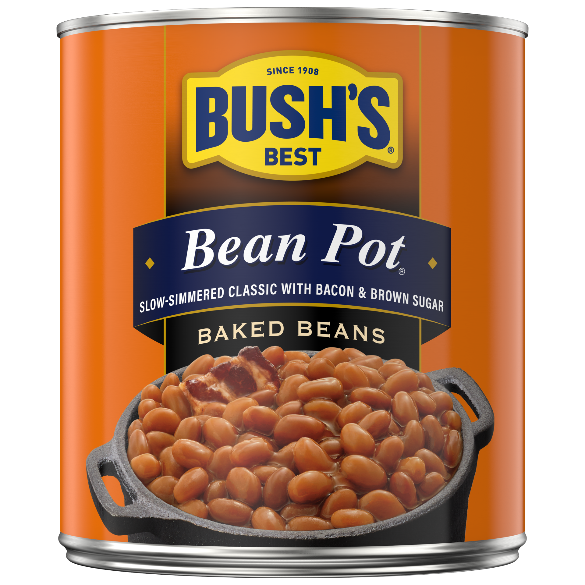 slide 1 of 8, Bush's Best Bush's Bean Pot Baked Beans 117 oz, 117 oz