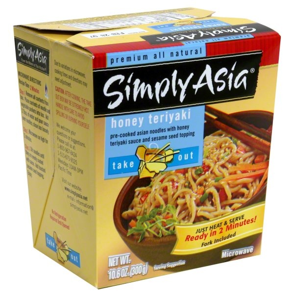 slide 1 of 1, Simply Asia Asian Noodles, Honey Teriyaki, 10.6 oz