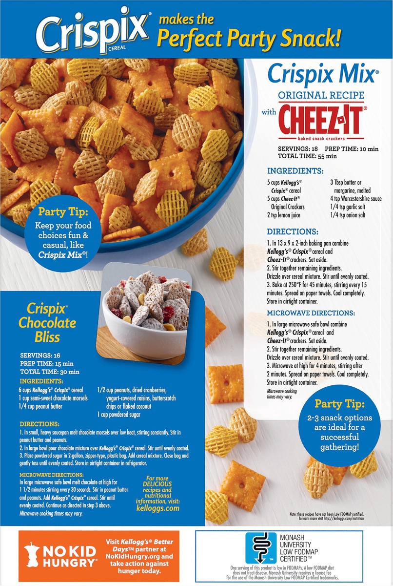 slide 4 of 8, Crispix Kellogg's Crispix Cold Breakfast Cereal Original, 9.6 oz, 9.6 oz