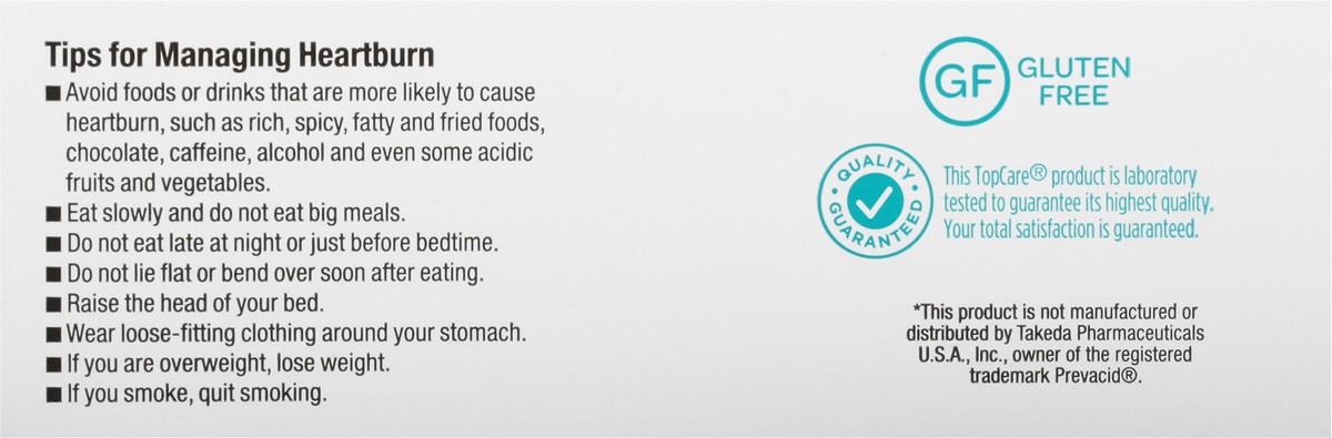 slide 7 of 9, TopCare Lansoprazole 15Mg, 14 ct