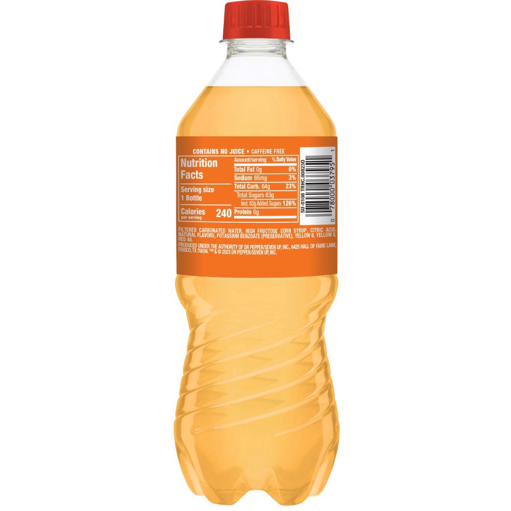 slide 2 of 6, 7Up Tropical Caffeine Free Soda Bottle, 20 fl oz