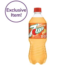7UP Tropical Soda, 20 fl oz