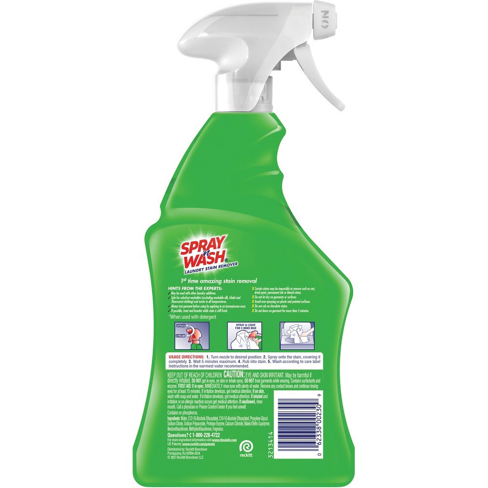 slide 9 of 13, Spray 'n Wash Pre-Treat Laundry Stain Remover Spray, 22oz, 22 oz