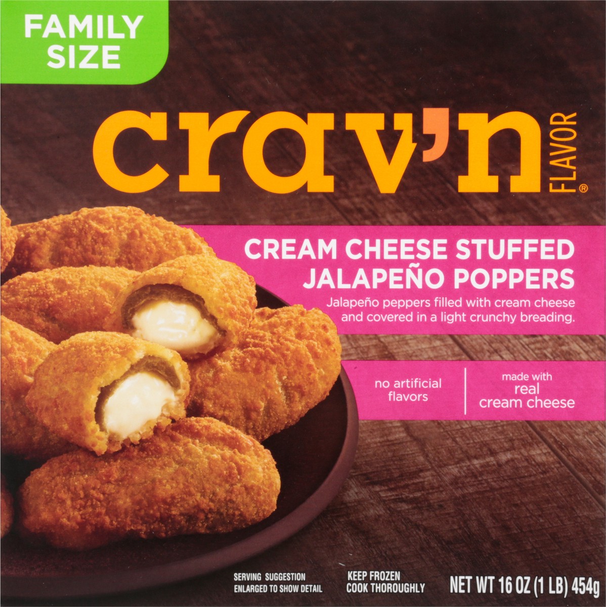 slide 13 of 16, Crav'n Flavor Cream Cheese Jalapeno Poppers, 16 oz