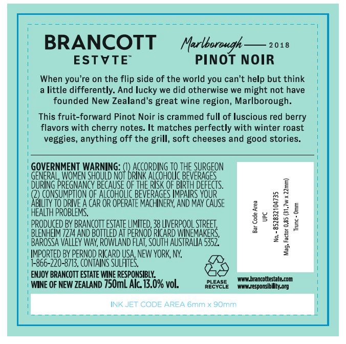 slide 3 of 7, Brancott Estate Pinot Noir, 750 ml