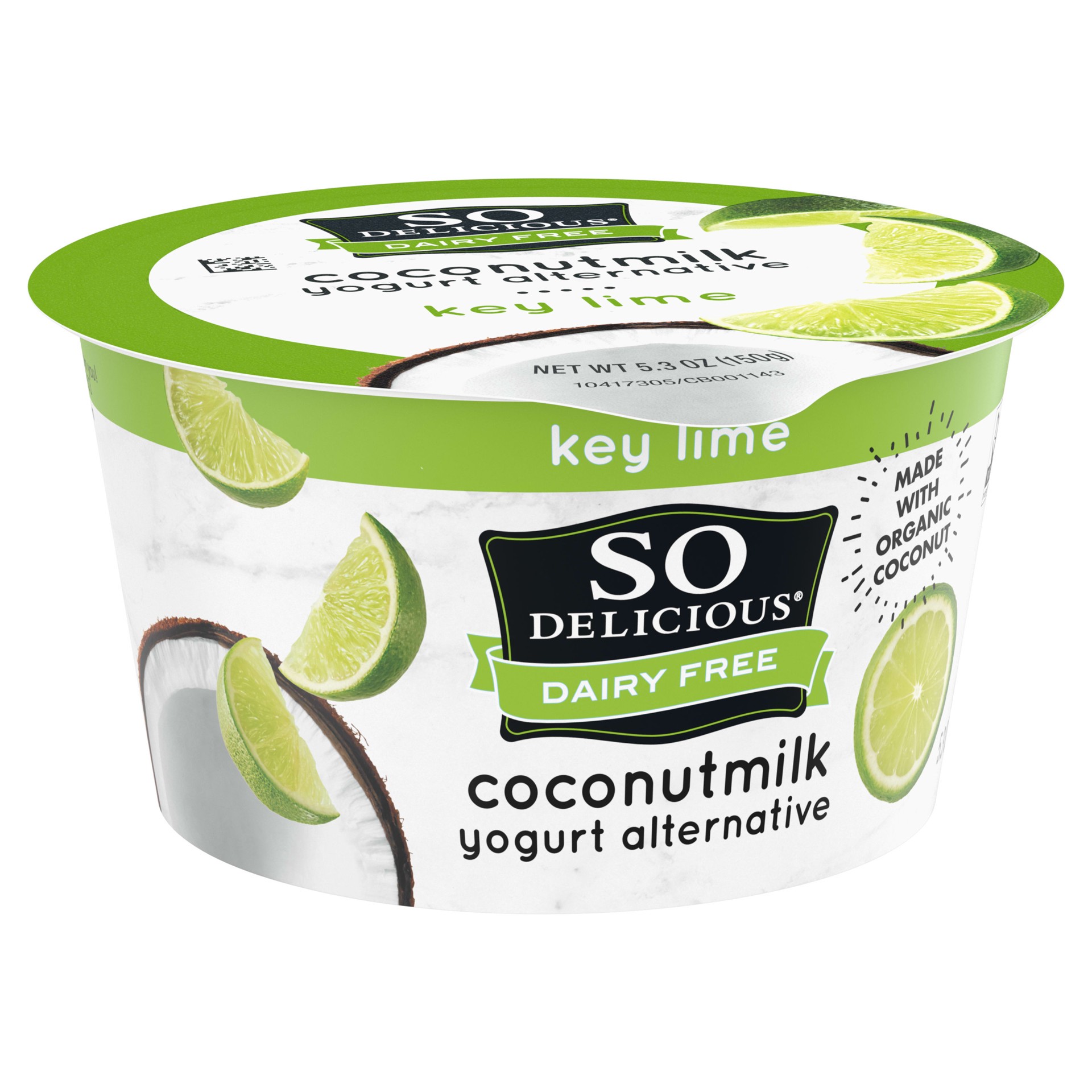 slide 5 of 5, So Delicious Dairy Free Key Lime Coconut Milk Yogurt - 5.3oz Cup, 5.3 oz