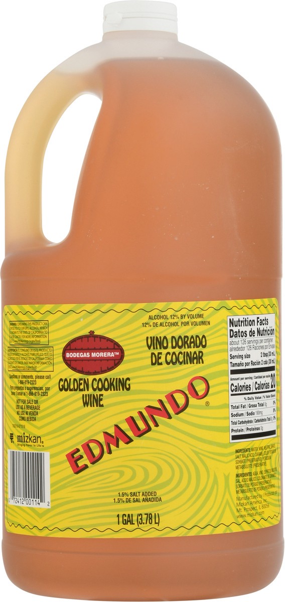 slide 13 of 14, Edmundo Golden Cooking Wine 1 gal, 1 gal