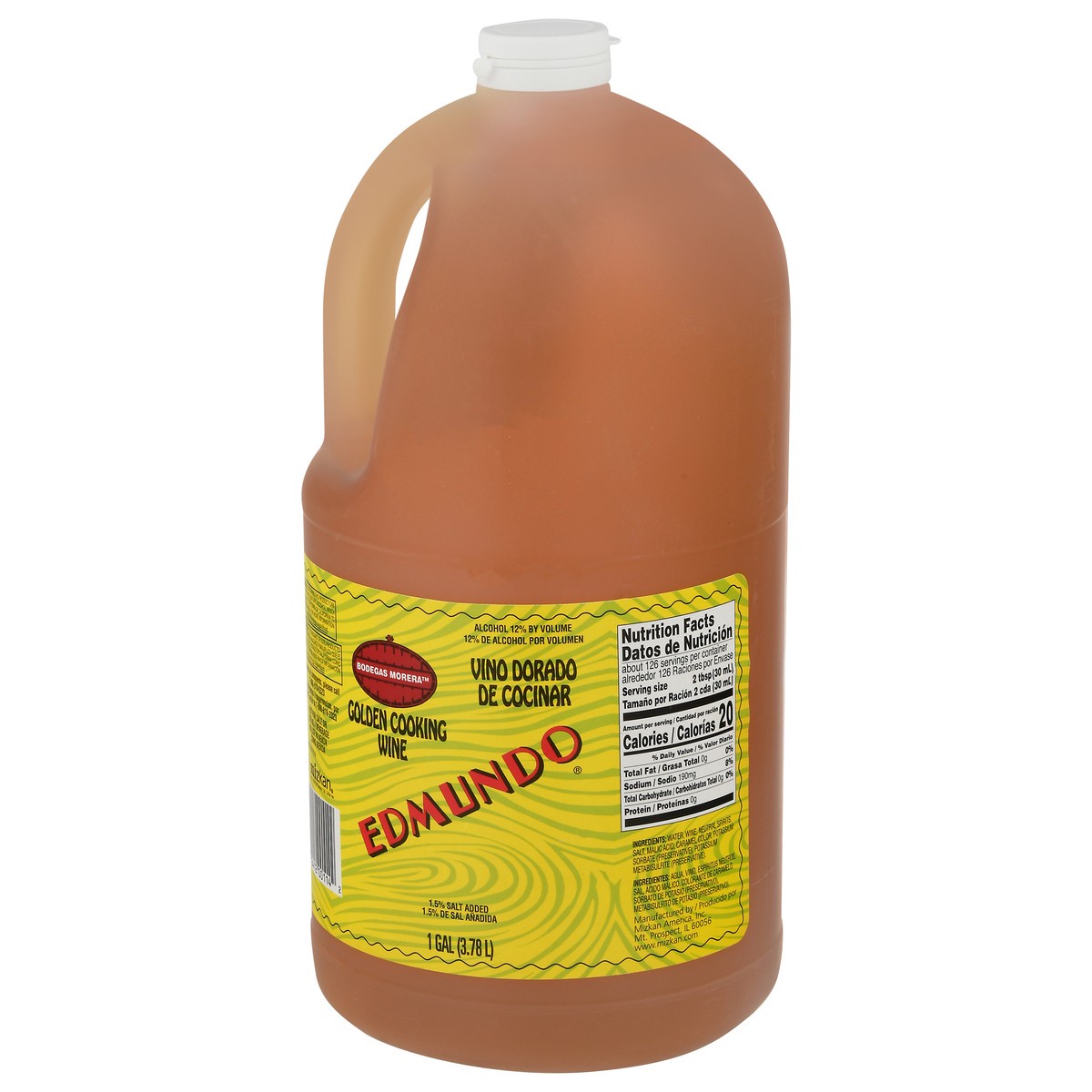 slide 8 of 14, Edmundo Golden Cooking Wine 1 gal, 1 gal