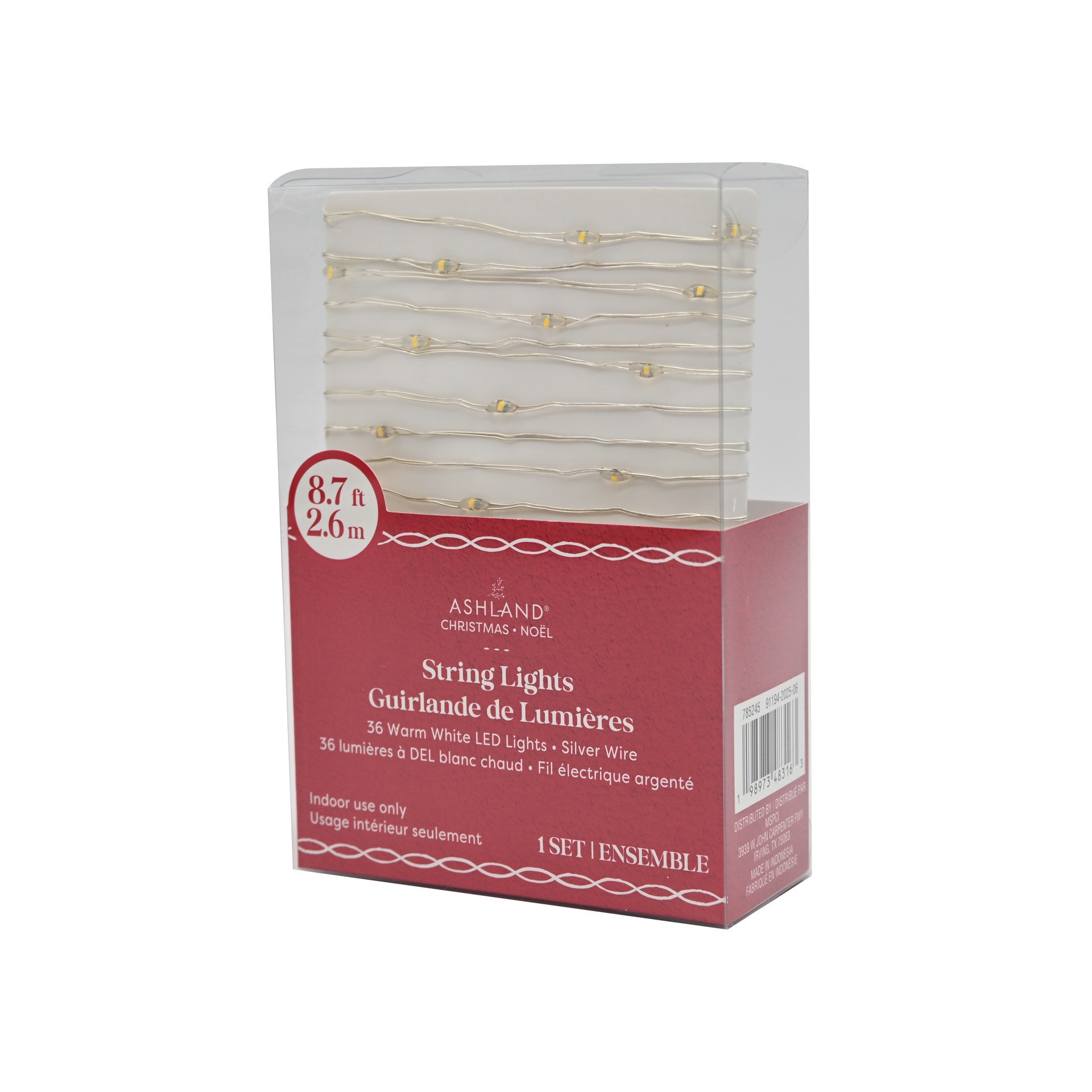 slide 3 of 3, 36ct. Warm White Led String Lights By Ashland, 36 ct