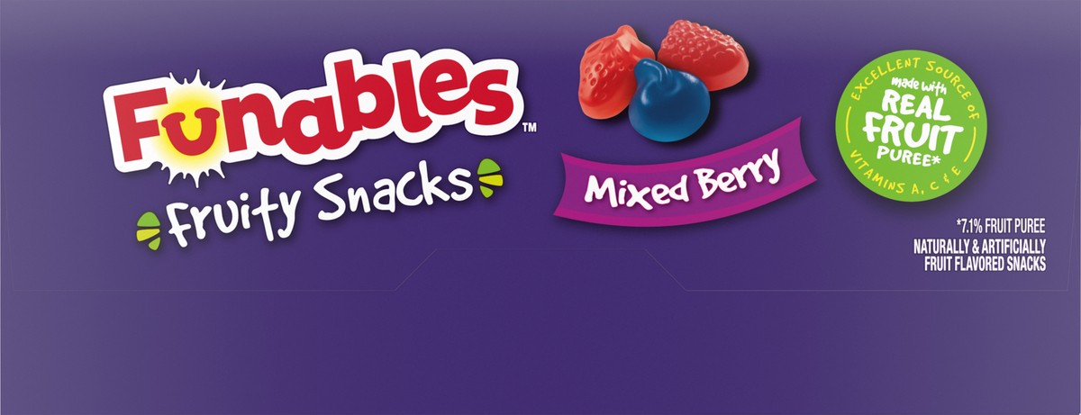 slide 7 of 9, Funables 05459 159512 Mixed Berry Funiverse Fruity Snacks 22 ct, 22 ct