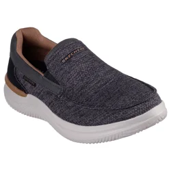 Skechers Men's Hasting-Marco Shoes, Grey, Size 10.5