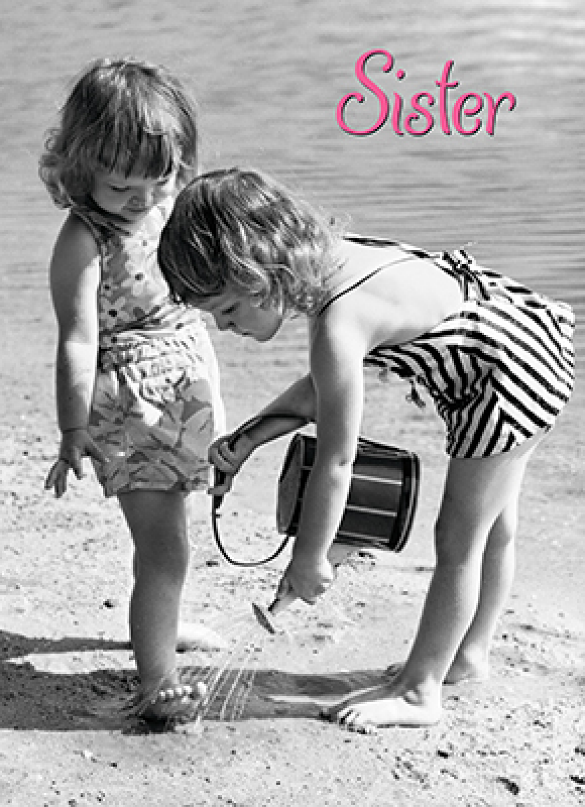 slide 1 of 1, Avanti Card Bday Fam Little Girls At Bea, 1 ct