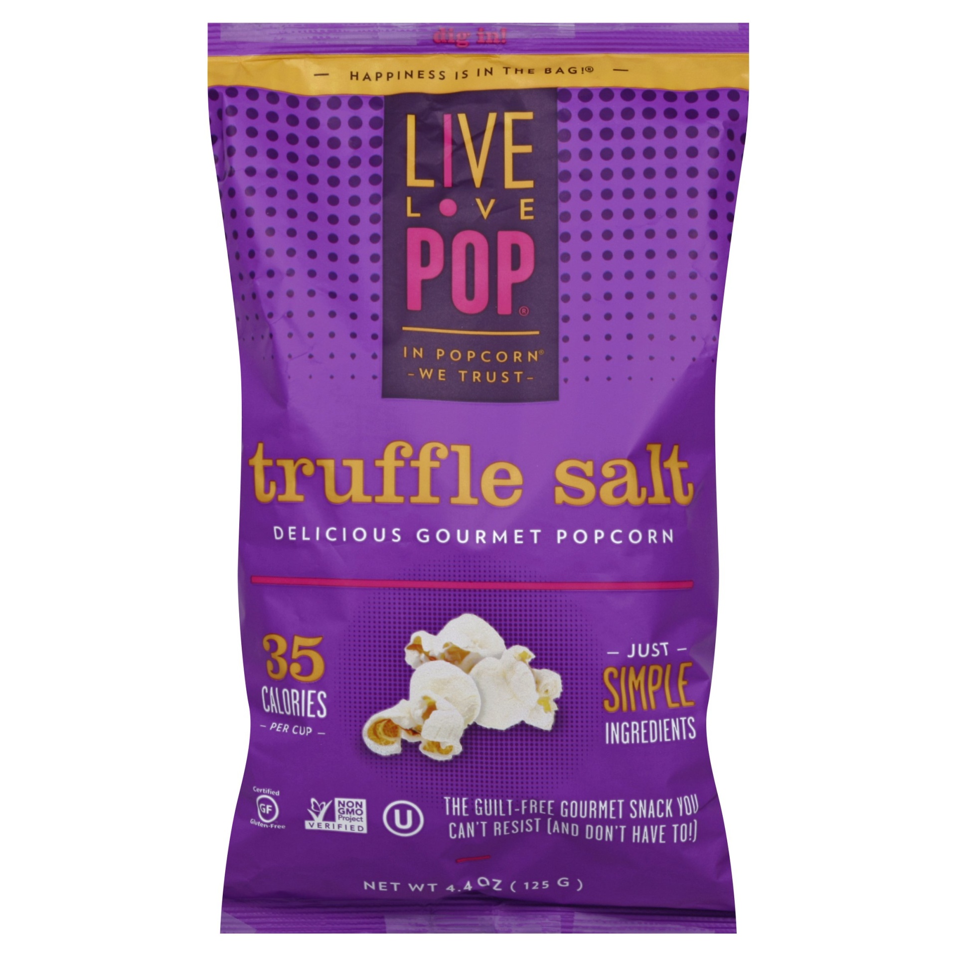 slide 1 of 1, Live Love Pop Popcorn 4.4 oz, 4.4 oz